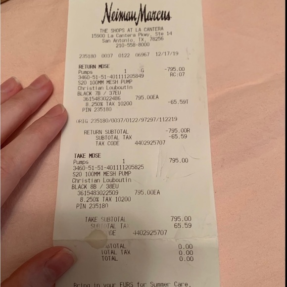 Christian Louboutin Black Mesh Pumps - Picture 4 of 6